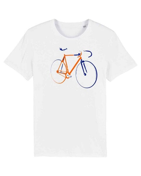 YTWOO Bio T-Shirt mit Fahrrad, Rennrad, Bike, Rad als Motiv. von YTWOO