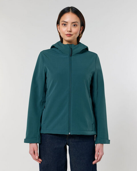 YTWOO Damen Eco Softshell Jacke mit Kapuze von YTWOO