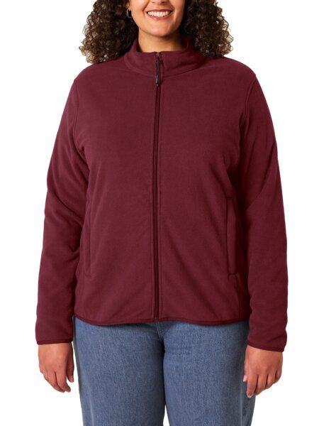 YTWOO Damen Fleecejacke enganliegend aus 100% recyceltem Polyester von YTWOO