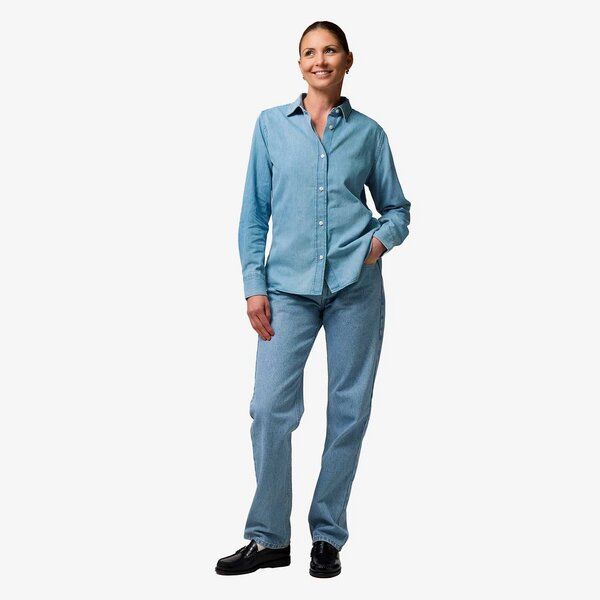 YTWOO Damen-Jeansbluse aus Bio-Baumwolle von YTWOO