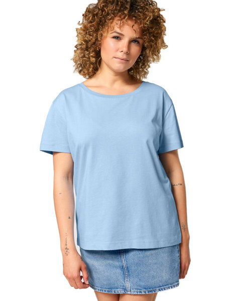 YTWOO Damen-Scoop-Neck-T-Shirt aus Bio-Baumwolle von YTWOO