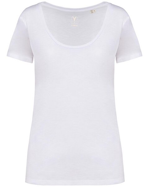 YTWOO Damen-T-Shirt mt Slub Optik aus 100% Bio-Baumwolle von YTWOO