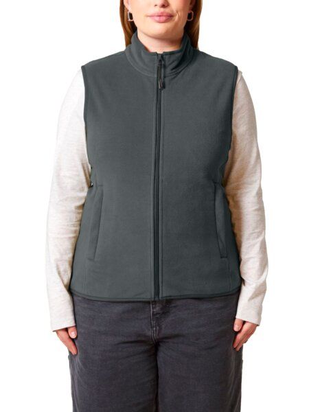 YTWOO Damen ärmellose Fleecejacke enganliegend aus 100% recyceltem Polyester von YTWOO