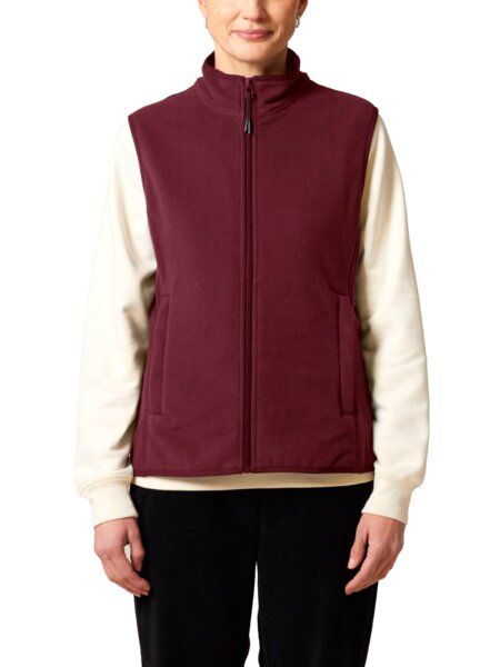 YTWOO Damen ärmellose Fleecejacke enganliegend aus 100% recyceltem Polyester von YTWOO