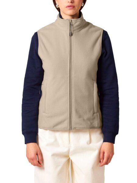 YTWOO Damen ärmellose Fleecejacke enganliegend aus 100% recyceltem Polyester von YTWOO