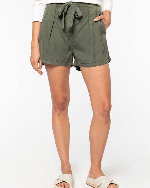 YTWOO Damenshorts mit Paperbag Bund aus 100% nachhaltigen Lyocellfasern von YTWOO