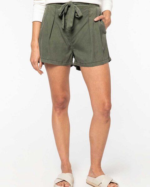 YTWOO Damenshorts mit Paperbag Bund aus 100% nachhaltigen Lyocellfasern YTWOO Damenshorts mit Paperbag Bund aus 100% nachhaltigen Lyocellfasern von YTWOO