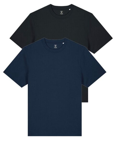 YTWOO Doppelpack Unisex-T-Shirts aus schwerem Stoff | Bio-Baumwolle YTWOO Doppelpack Unisex-T-Shirts aus schwerem Stoff | Bio-Baumwolle von YTWOO