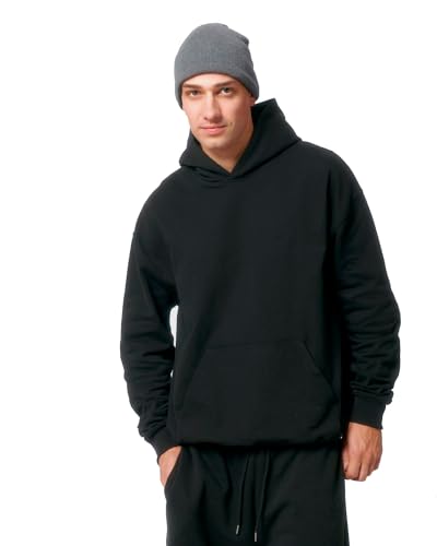 YTWOO - EcoComfort Deluxe: Nachhaltiger Oversized Hoodie aus Schwerer Bio-Baumwolle mit Trockener Haptik von YTWOO