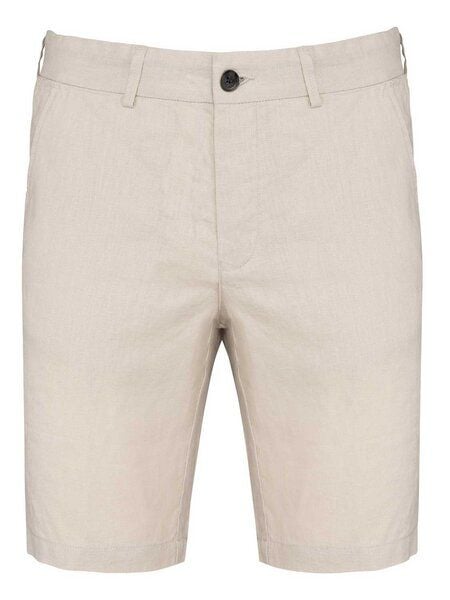 YTWOO Herren Bermuda-Shorts aus 100% Leinen von YTWOO