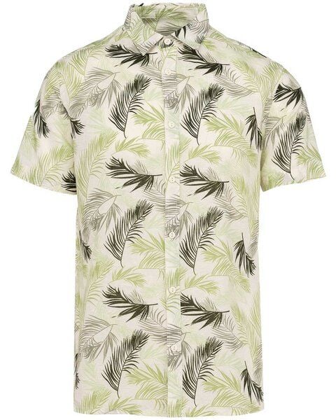 YTWOO Herren Hawaii Hemd | Bio -Baumwolle-Leinen-Mix | Aloha Shirt | Kurzarm Hemd YTWOO Herren Hawaii Hemd | Bio -Baumwolle-Leinen-Mix | Aloha Shirt | Kurzarm Hemd von YTWOO