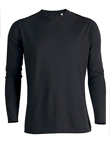 YTWOO Herren Langarmshirt, Schwarz, Large von YTWOO