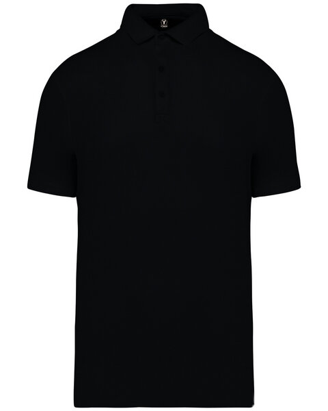 YTWOO Herren Polohemd mit Lyocell TENCEL und Bio-Baumwolle - gaufrierter Strick von YTWOO