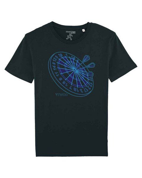 YTWOO Herren T-Shirt mit einem Dartbrett als Motiv von YTWOO