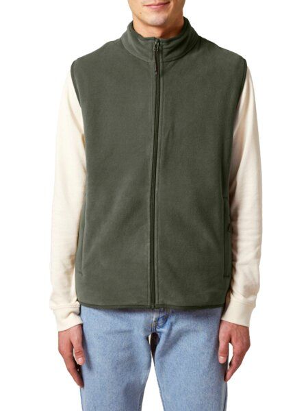 YTWOO Herren ärmellose Basic Fleecejacke aus 100% recyceltem Polyester von YTWOO
