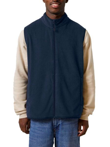 YTWOO Herren ärmellose Basic Fleecejacke aus 100% recyceltem Polyester von YTWOO