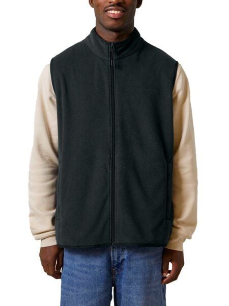 YTWOO Herren ärmellose Basic Fleecejacke aus 100% recyceltem Polyester von YTWOO