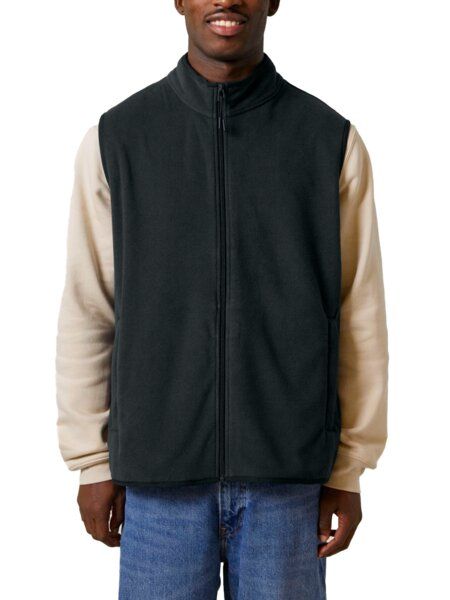 YTWOO Herren ärmellose Basic Fleecejacke aus 100% recyceltem Polyester von YTWOO