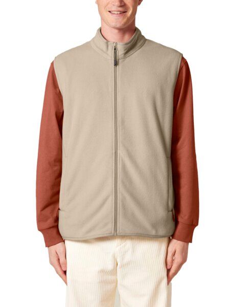 YTWOO Herren ärmellose Basic Fleecejacke aus 100% recyceltem Polyester von YTWOO