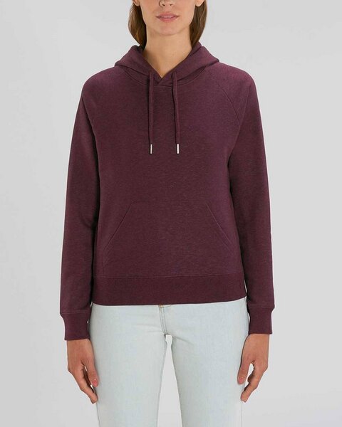 YTWOO Hoodie Basic Damen,  Kapuzenpullover, Bio-Baumwolle, 3 Farben, meliert von YTWOO