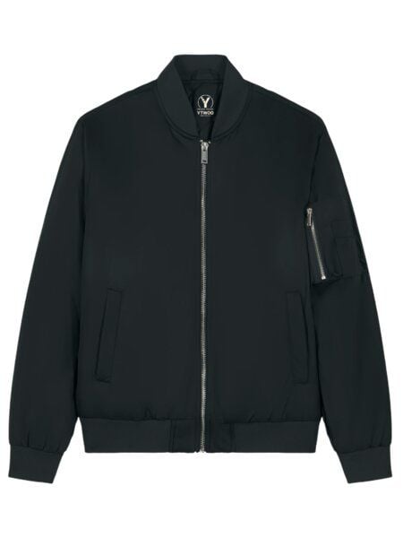 YTWOO Klassische Unisex Bomberjacke aus 100% Recyceltem Polyester von YTWOO