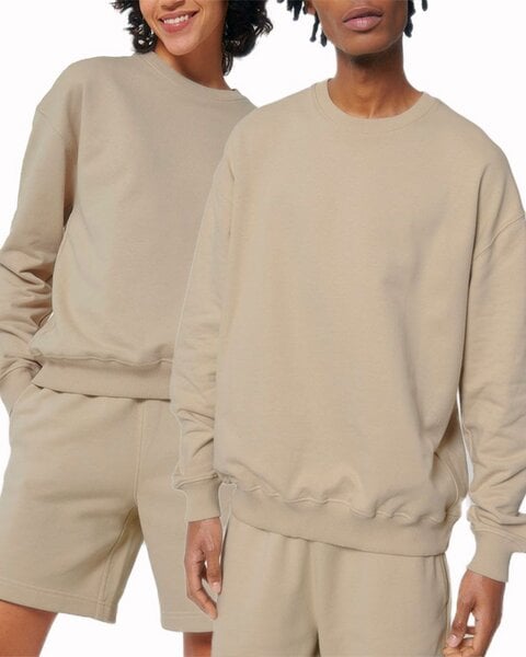 YTWOO Oversized Sweatshirt aus reiner Bio-Baumwolle, Dry Handfeel von YTWOO