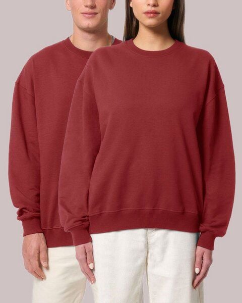 YTWOO Oversized Sweatshirt aus reiner Bio-Baumwolle, Dry Handfeel von YTWOO