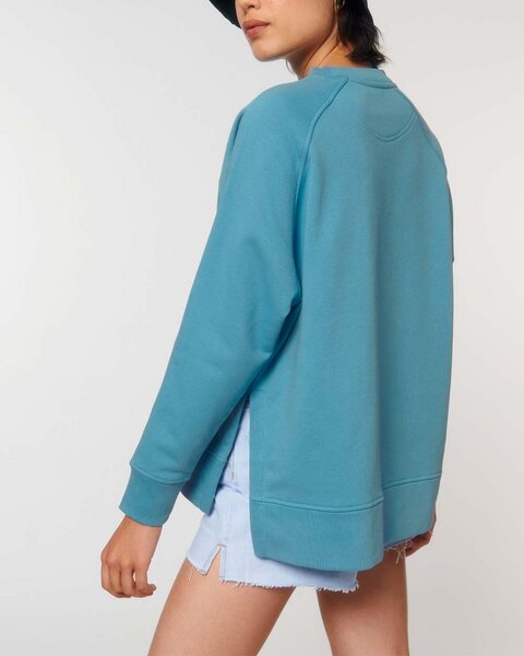 YTWOO Oversized Sweatshirt mit seitlichem Schlitz aus Bio-Baumwolle & recyceltem PET von YTWOO