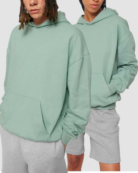 YTWOO Oversized Unisex Hoodie mit Kängurutasche, Dry, nachhaltig, Bio-Baumwolle von YTWOO