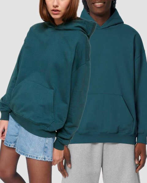 YTWOO Oversized Unisex Hoodie mit Kängurutasche, Dry, nachhaltig, Bio-Baumwolle von YTWOO