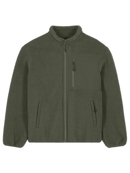 YTWOO Relaxed- Fit Sherpajacke Unisex aus 100% Recyceltem Polyester von YTWOO