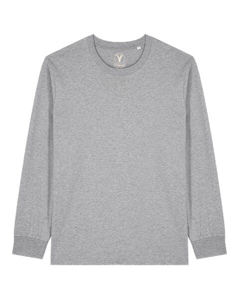 YTWOO Schweres Unisex Basic Langarmshirt aus 100% Biobaumwolle von YTWOO