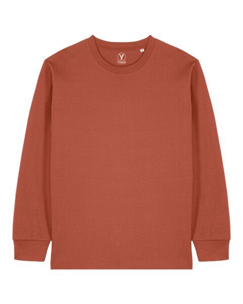 YTWOO Schweres Unisex Basic Langarmshirt aus 100% Biobaumwolle von YTWOO