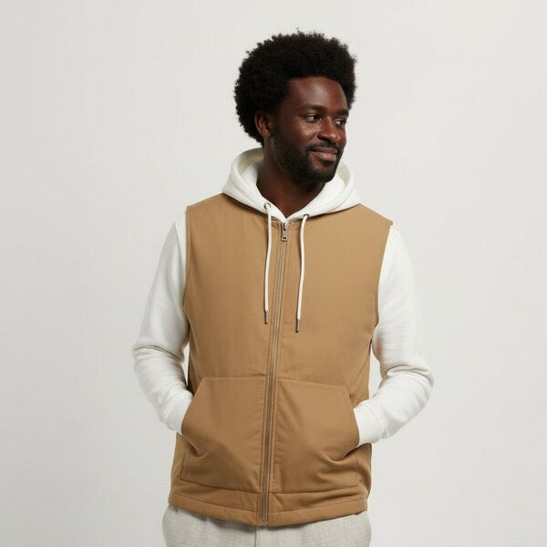 YTWOO Unisex-Bodywarmer mit Teddykragen von YTWOO