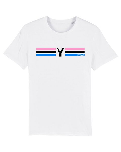 YTWOO Unisex T-Shirt mit bedruckter Grafik YTWOO-Logo Streifen von YTWOO