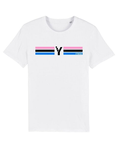 YTWOO Unisex T-Shirt mit bedruckter Grafik YTWOO-Logo Streifen von YTWOO