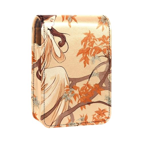 Lippenstiftetui,tragbare Make up Tasche,Kosmetiktasche,Lippenstifthalter,Make up Organizer,Herbstlaub Frauen im chinesischen Stil Lippenstiftetui,tragbare Make up Tasche,Kosmetiktasche,Lippenstifthalter,Make up Organizer,Herbstlaub Frauen im chinesischen Stil von YTYVAGT