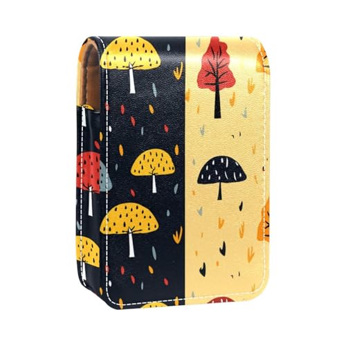 Lippenstiftetui,tragbare Make up Tasche,Kosmetiktasche,Lippenstifthalter,Make up Organizer,Regenschirm Blatt Regenwolke Lippenstiftetui,tragbare Make up Tasche,Kosmetiktasche,Lippenstifthalter,Make up Organizer,Regenschirm Blatt Regenwolke von YTYVAGT