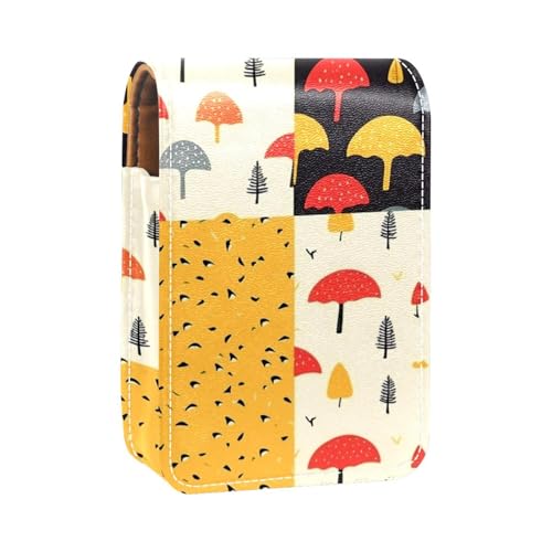 Lippenstiftetui,tragbare Make up Tasche,Kosmetiktasche,Lippenstifthalter,Make up Organizer,Regenschirm Blatt Regenwolke Lippenstiftetui,tragbare Make up Tasche,Kosmetiktasche,Lippenstifthalter,Make up Organizer,Regenschirm Blatt Regenwolke von YTYVAGT