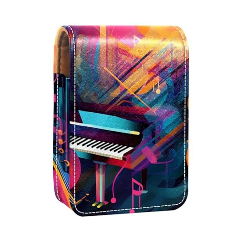 Lippenstiftetui,tragbare Make up Tasche,Kosmetiktasche,Lippenstifthalter,Make up Organizer,abstrakte Jazzkunst-Musikinstrumente Lippenstiftetui,tragbare Make up Tasche,Kosmetiktasche,Lippenstifthalter,Make up Organizer,abstrakte Jazzkunst-Musikinstrumente von YTYVAGT
