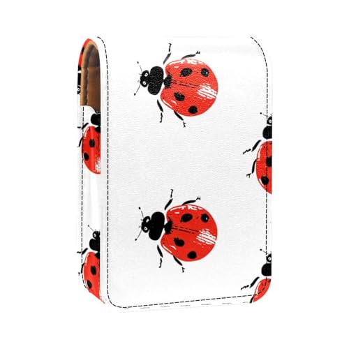 Lippenstiftetui,tragbare Make up Tasche,Kosmetiktasche,Lippenstifthalter,Make up Organizer,niedliches Cartoon rotes Tier Lippenstiftetui,tragbare Make up Tasche,Kosmetiktasche,Lippenstifthalter,Make up Organizer,niedliches Cartoon rotes Tier von YTYVAGT