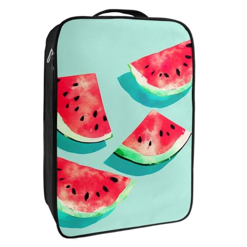 Schuhtaschen für die Reise,Reiseschuhtaschen zum Verpacken,Schuhreisetasche,Aquarellfarbe Wassermelone von YTYVAGT