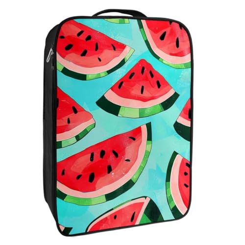 Schuhtaschen für die Reise,Reiseschuhtaschen zum Verpacken,Schuhreisetasche,Aquarellfarbe Wassermelone von YTYVAGT