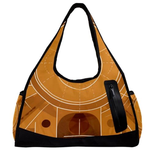 Sporttaschen für Herren, Reisetaschen für Damen, Workout-Tasche, A76q4lu3ywm, 18.5x6.5x10.6 in, Modern von YTYVAGT