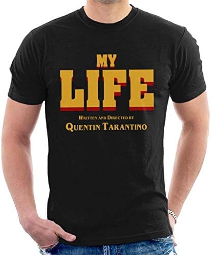 YUAI My Life A Film by Quentin Tarantino Herren T-Shirt, Schwarz , L YUAI My Life A Film by Quentin Tarantino Herren T-Shirt, Schwarz , L von YUAI