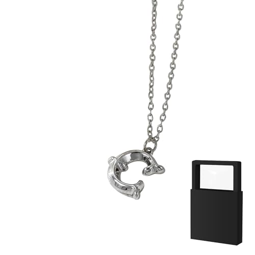 YUANHUYUOU Alphabetkette, zierliche personalisierte Namenskette mit Charm-Anhänger, süßes, anlaufgeschütztes Modeaccessoire, trendiges Geschenk für Teenager (C) von YUANHUYUOU