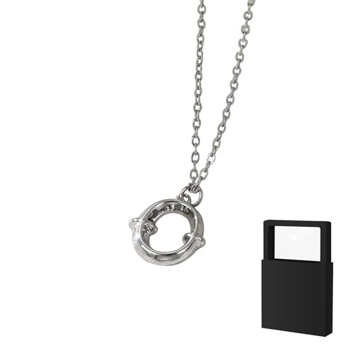 YUANHUYUOU Alphabetkette, zierliche personalisierte Namenskette mit Charm-Anhänger, süßes, anlaufgeschütztes Modeaccessoire, trendiges Geschenk für Teenager (O) von YUANHUYUOU