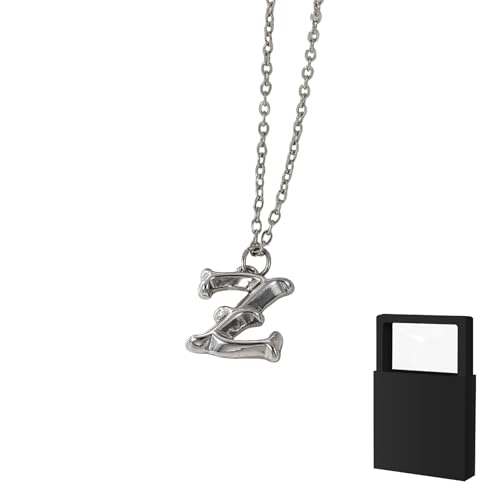 YUANHUYUOU Alphabetkette, zierliche personalisierte Namenskette mit Charm-Anhänger, süßes, anlaufgeschütztes Modeaccessoire, trendiges Geschenk für Teenager (Z) von YUANHUYUOU