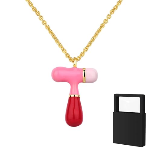 YUANHUYUOU Initialen-Halskette für Frauen, Mädchen und Kinder – zierliche 18-karätig vergoldete Initialen-Halskette, kleine A-Z-Anhänger-Halskette,Goldschmuck für Frauen (T) von YUANHUYUOU