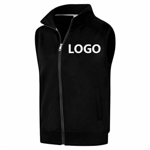 YUANOU Personalisierte Weste Männer Frauen Passen Sie Ihr Logo An Herbst Winter Jacke Weste Einfarbige Ärmellose Fleece Warme Weste DIY Paarmantel Color1,XXL YUANOU Personalisierte Weste Männer Frauen Passen Sie Ihr Logo An Herbst Winter Jacke Weste Einfarbige Ärmellose Fleece Warme Weste DIY Paarmantel Color1,XXL von YUANOU